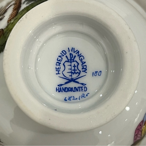 Herend Rothschild Small Footed Trinket Bowl - Picture 8 of 15